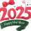 2025 New Year Editing Png